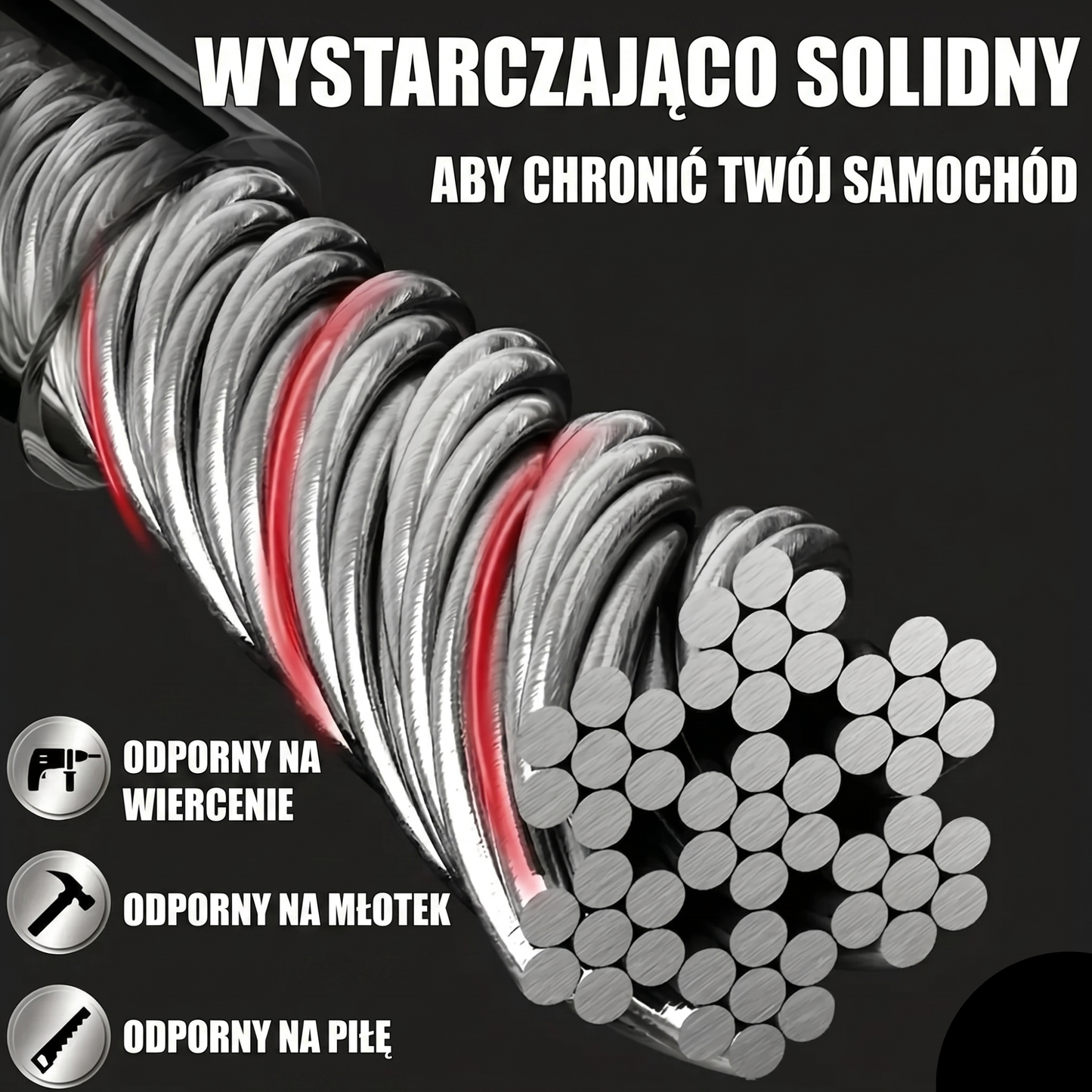 Steelguard™ — blokada kierownicy