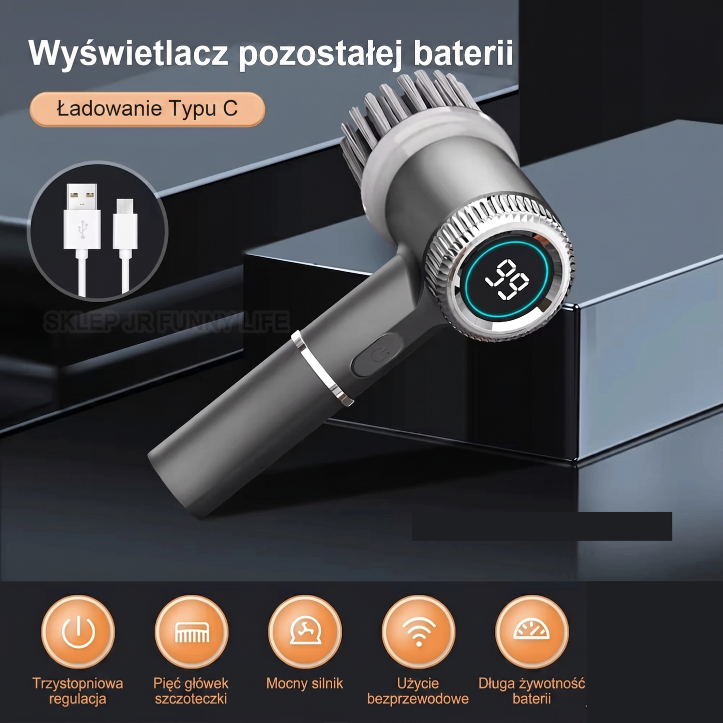 Spinclean™ — elektryczna szczotka czyszcząca