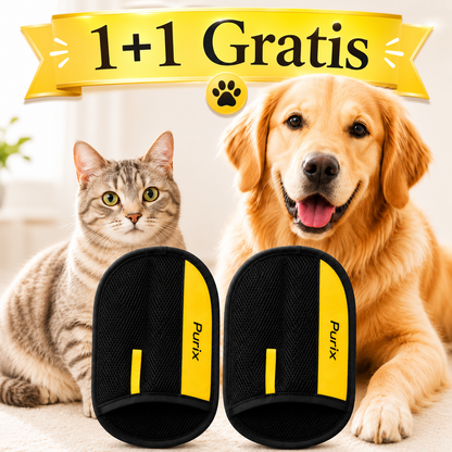 Zestaw 1+1 GRATIS Purix™ — dwie rękawice do usuwania sierści