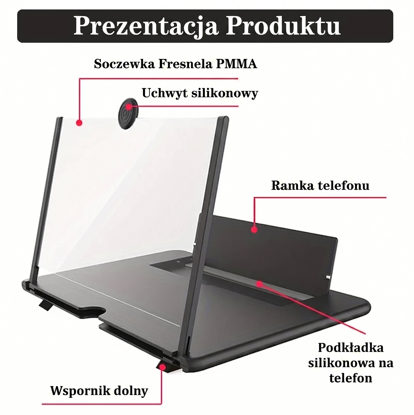 GripRise™ — Powiększacz ekranu telefonu