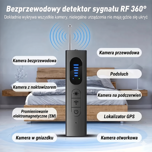 Signalpro™ – wykrywacz ukrytych kamer