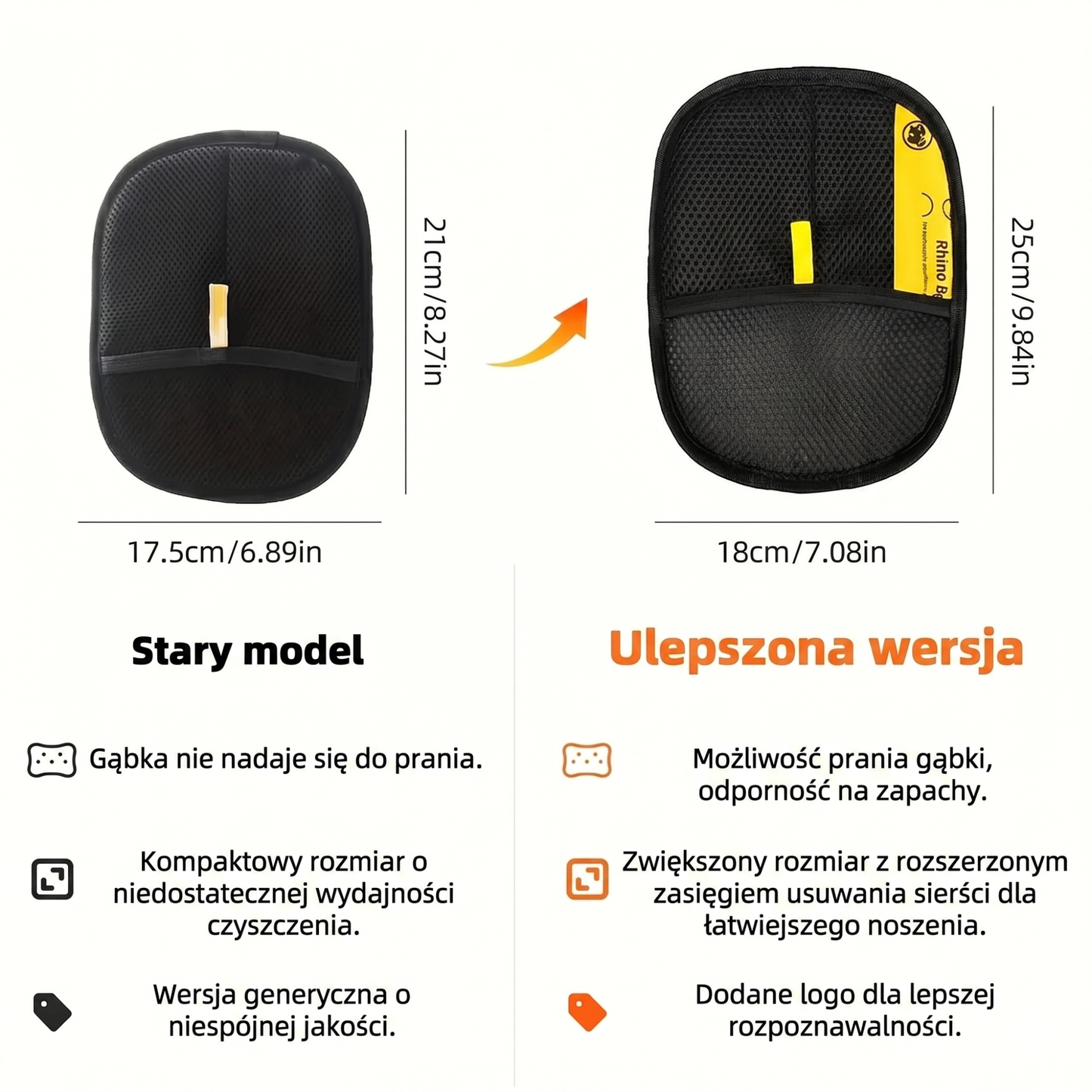 Zestaw 1+1 GRATIS Purix™ — dwie rękawice do usuwania sierści